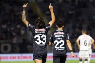 Ignácio Laquintana marcou pelo Red Bull Bragantino contra o Vasco