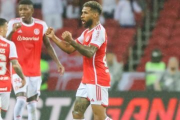 O internacional venceu o Bahia pela estreia no Brasileirão