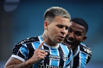 Soteldo marcou pelo Grêmio contra o Athletico-PR