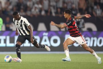 Botafogo goleia o Flamengo pelo Brasileirão