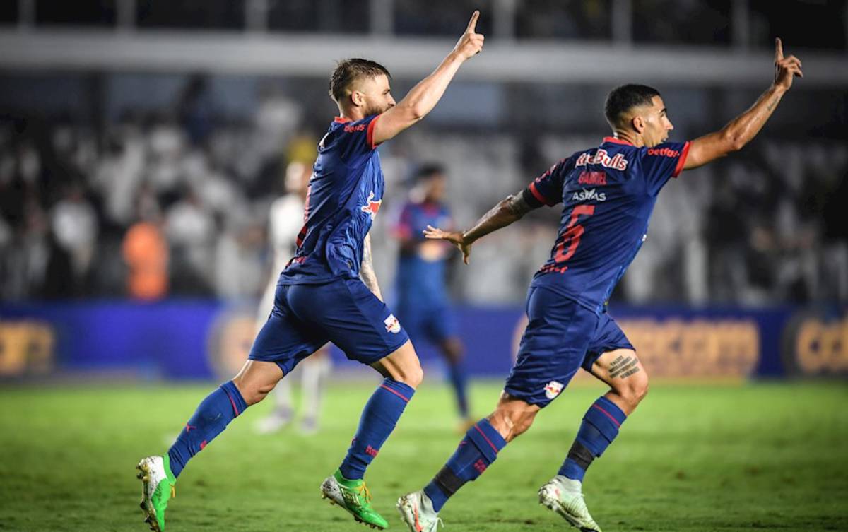 Red Bull Bragantino vence o Santos pelo Brasileirão