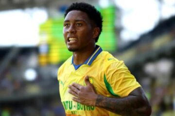 Lucas Ribeiro, atacante do Mamelodi Sundows