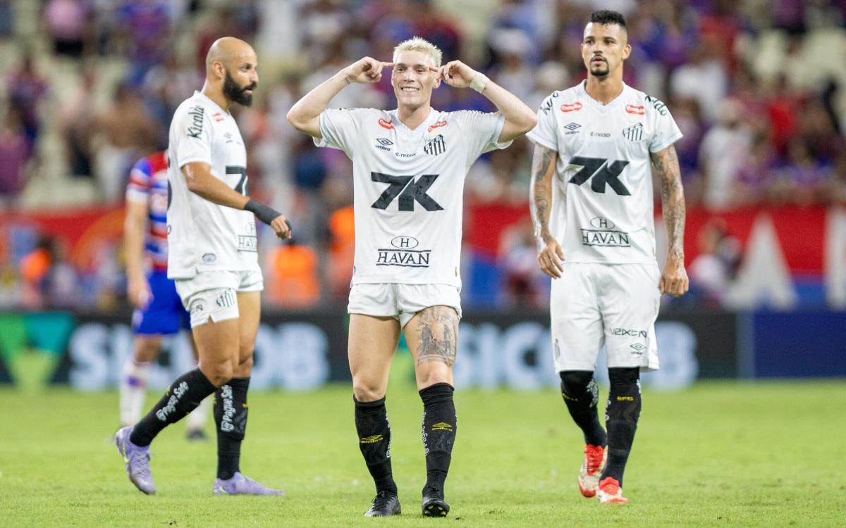 Santos vence o Fortaleza pelo Brasileirão