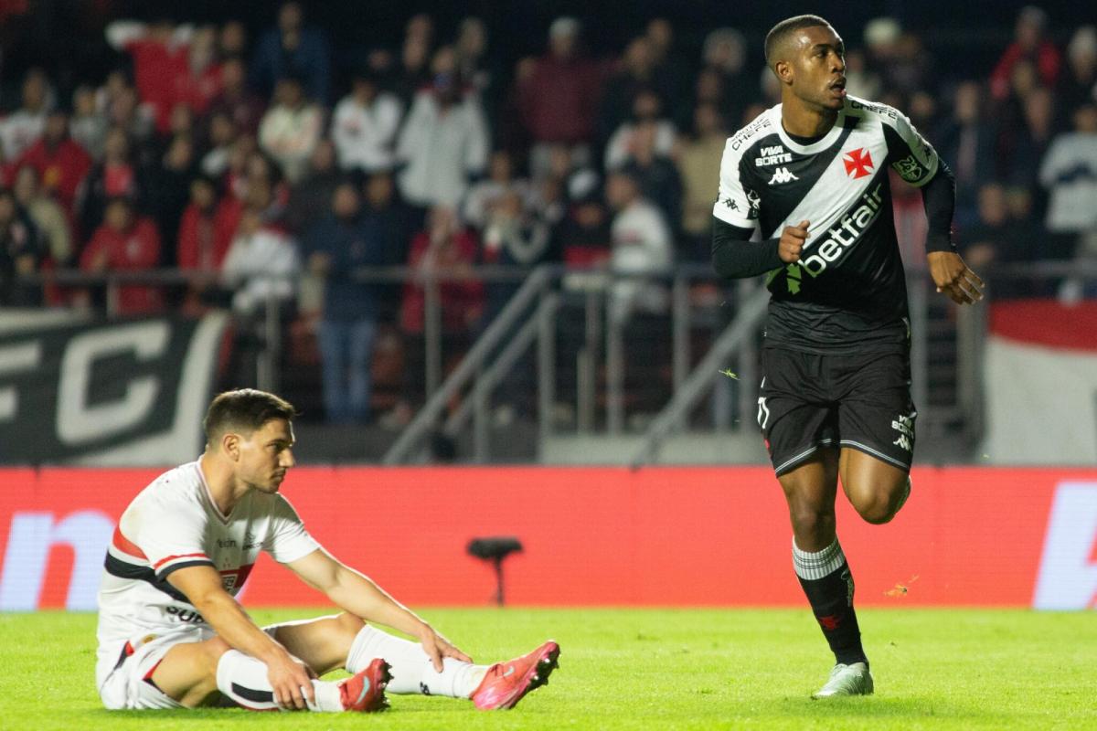 Vasco vence o São Paulo pelo Brasileirão
