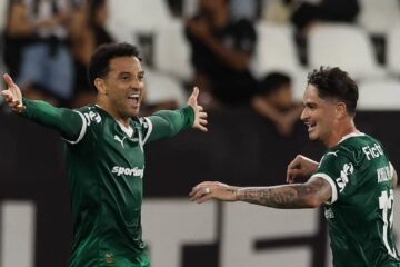 Palmeiras vence o Botafogo pelo Brasileirão