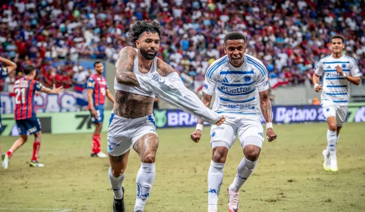 Cruzeiro vence o Bahia pelo Brasileirão