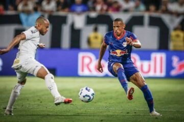 Red Bull Bragantino e Santos empatam pelo Brasileirão