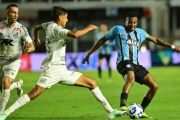 Santos e Grêmio empatam pelo Brasileirão
