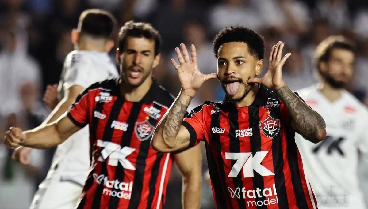 Vitória vence o Santos pelo Brasileirão