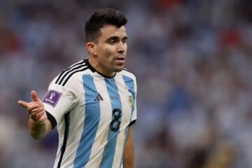Marcos Acuña, lateral-esquerdo da Seleção Argentina
