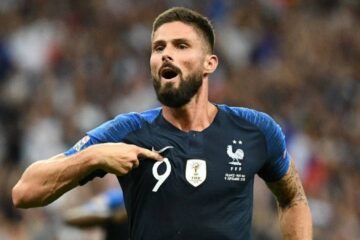 Olivier Giroud, atacante da Seleção da França