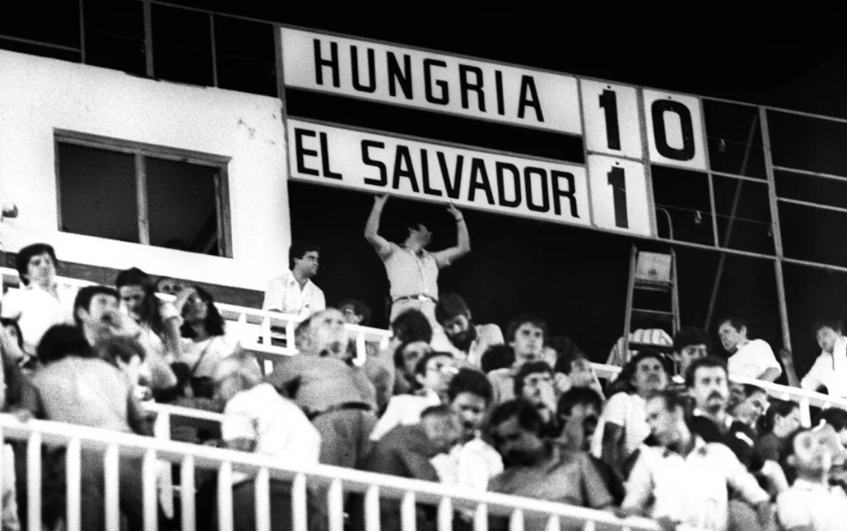 Hungria goleia El Salvador pela Copa do Mundo de 1982