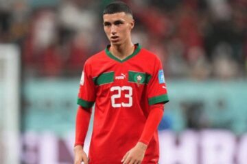 Bilel El Khanouss, meio-campista da Seleção do Marrocos