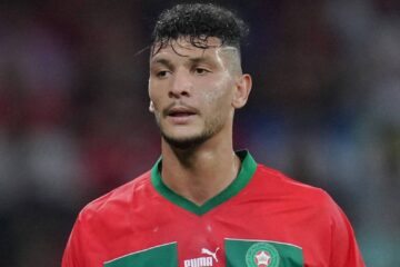 Achraf Dari, zagueiro da Seleção do Marrocos