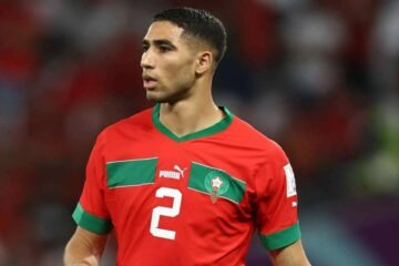 Achraf Hakimi, lateral-direito da Seleção do Marrocos