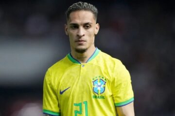 Antony, atacante da Seleção Brasileira