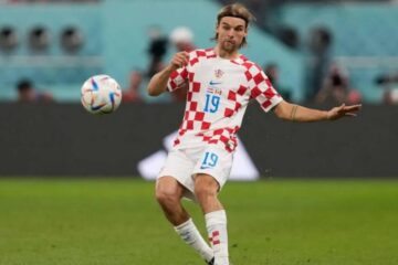 Borna Sosa, lateral-esquerdo da Seleção da Croácia