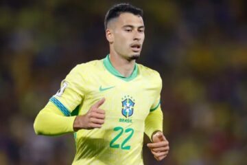 Gabriel Martinelli, atacante da Seleção Brasileira