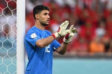 Munir Mohamedi, goleiro da Seleção do Marrocos