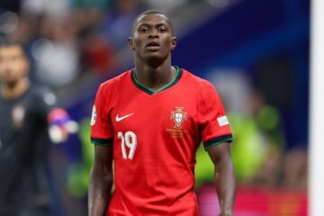 Nuno Mendes, lateral-esquerdo da Seleção de Portugal