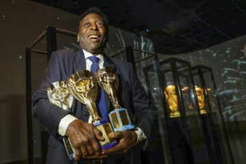 Pelé foi campeão da Copa do Mundo em 1958, 1962 e 1970