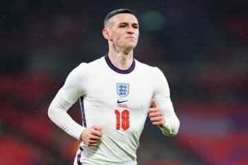 Phil Foden, meio-campista da Seleção da Inglaterra