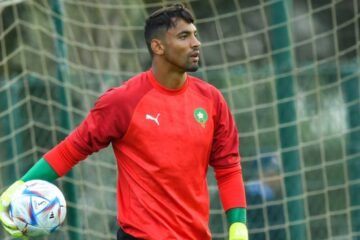 Reda Tagnaouti, goleiro da Seleção do Marrocos