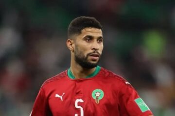 Yahya Jabrane, volante da Seleção do Marrocos