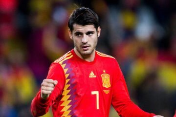 Álvaro Morata, atacante da Seleção da Espanha