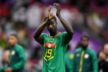 Famara Diédhiou, atacante da Seleção de Senegal