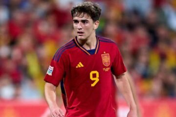 Gavi, meio-campista da Seleção da Espanha