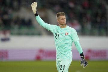 Jonas Omlin, goleiro da Seleção da Suíça