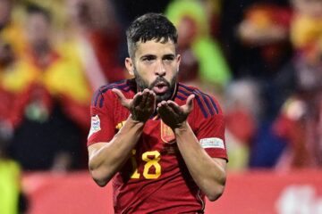 Jordi Alba, lateral-esquerdo da Seleção da Espanha