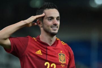 Pablo Sarabia, atacante da Seleção da Espanha